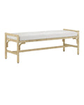 CURREY & COMPANY OLISA BENCH ROWANN PEARL - Benches, Ottoman, Stools