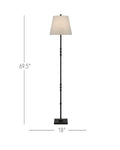 CURREY & COMPANY, LOHN FLOOR LAMP, FLOOR LAMP