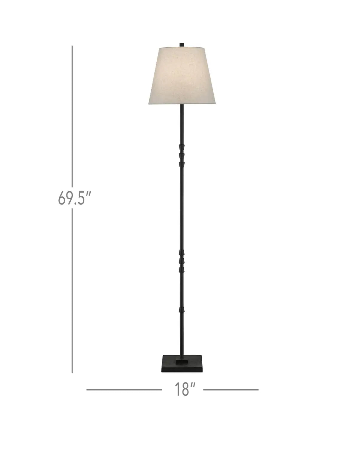 CURREY & COMPANY, LOHN FLOOR LAMP, FLOOR LAMP