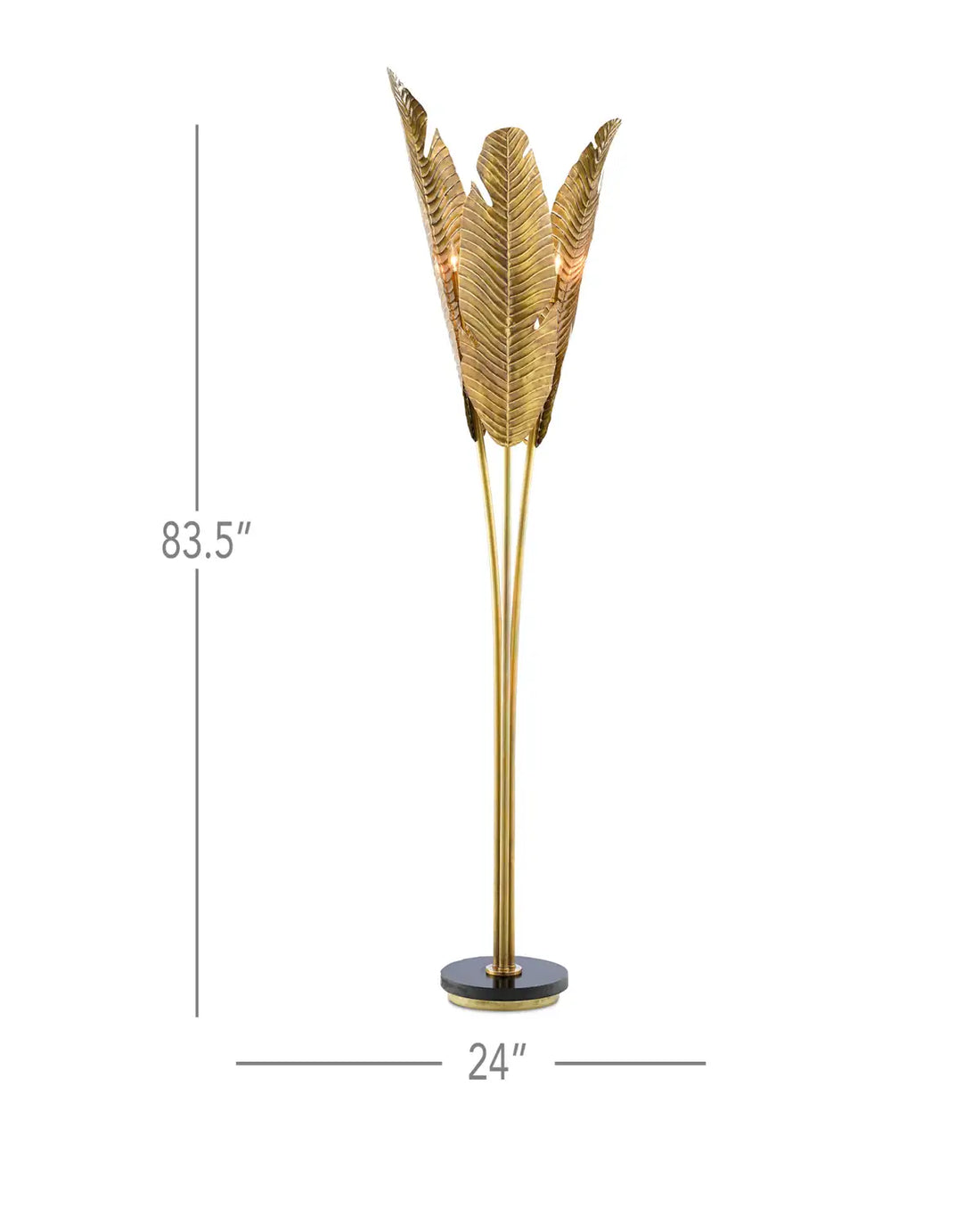 CURREY & COMPANY, TROPICAL FLOOR LAMP, FLOOR LAMP