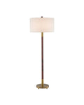 CURREY & COMPANY, BRAVO MAHOGANY FLOOR LAMP, FLOOR LAMP