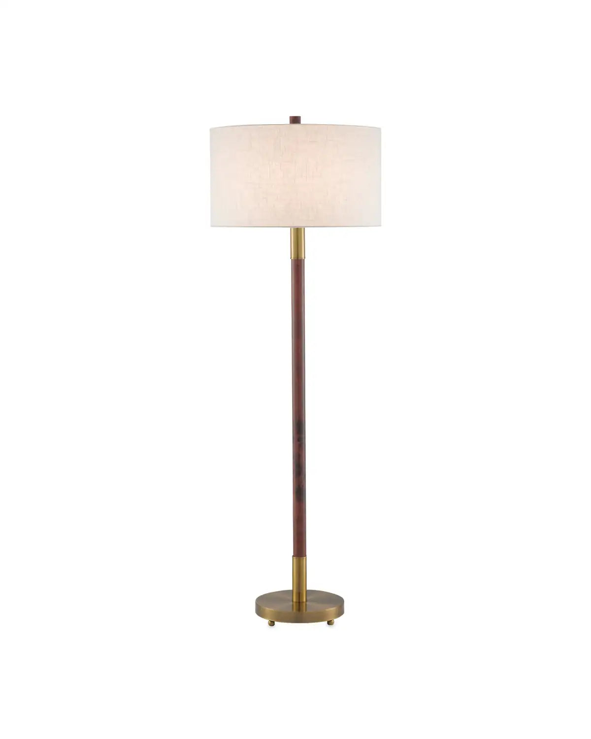 CURREY & COMPANY, BRAVO MAHOGANY FLOOR LAMP, FLOOR LAMP