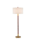 CURREY & COMPANY, BRAVO MAHOGANY FLOOR LAMP, FLOOR LAMP