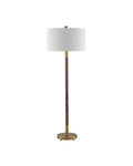 CURREY & COMPANY, BRAVO MAHOGANY FLOOR LAMP, FLOOR LAMP