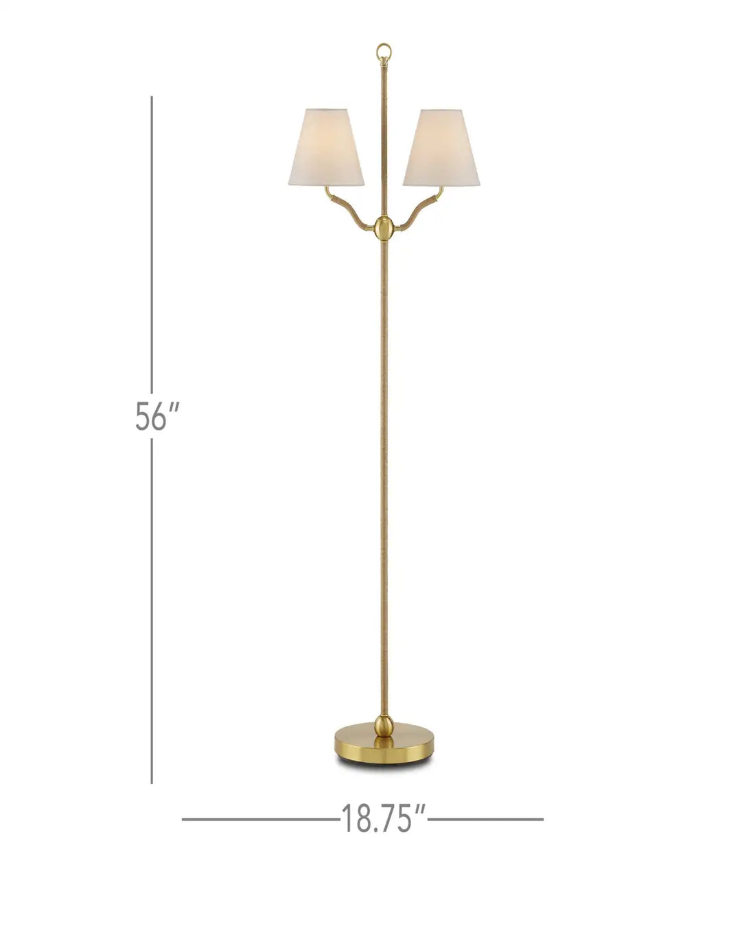 CURREY & COMPANY, SIROCCO FLOOR LAMP, FLOOR LAMP