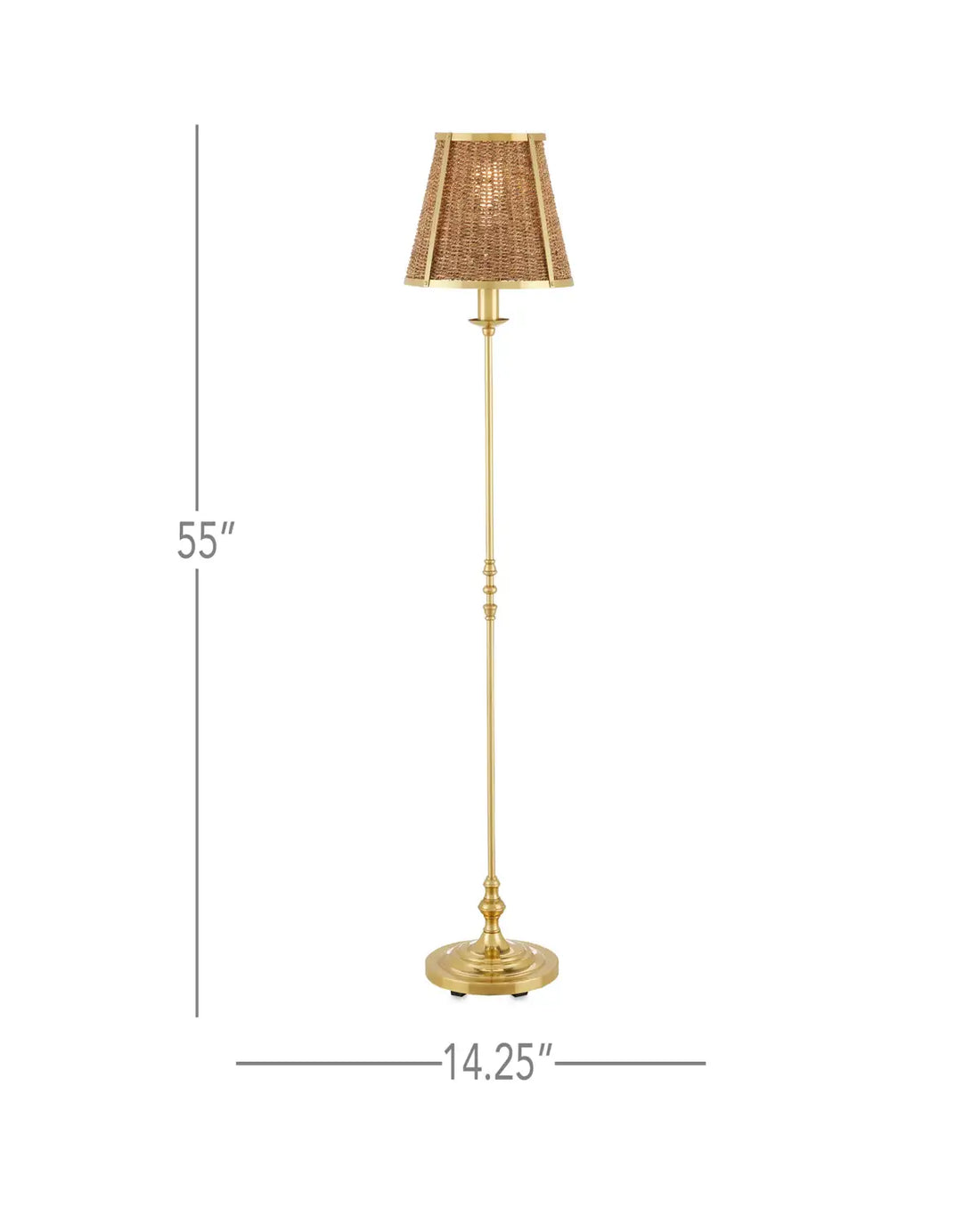CURREY & COMPANY, DEAUVILLE FLOOR LAMP, FLOOR LAMP