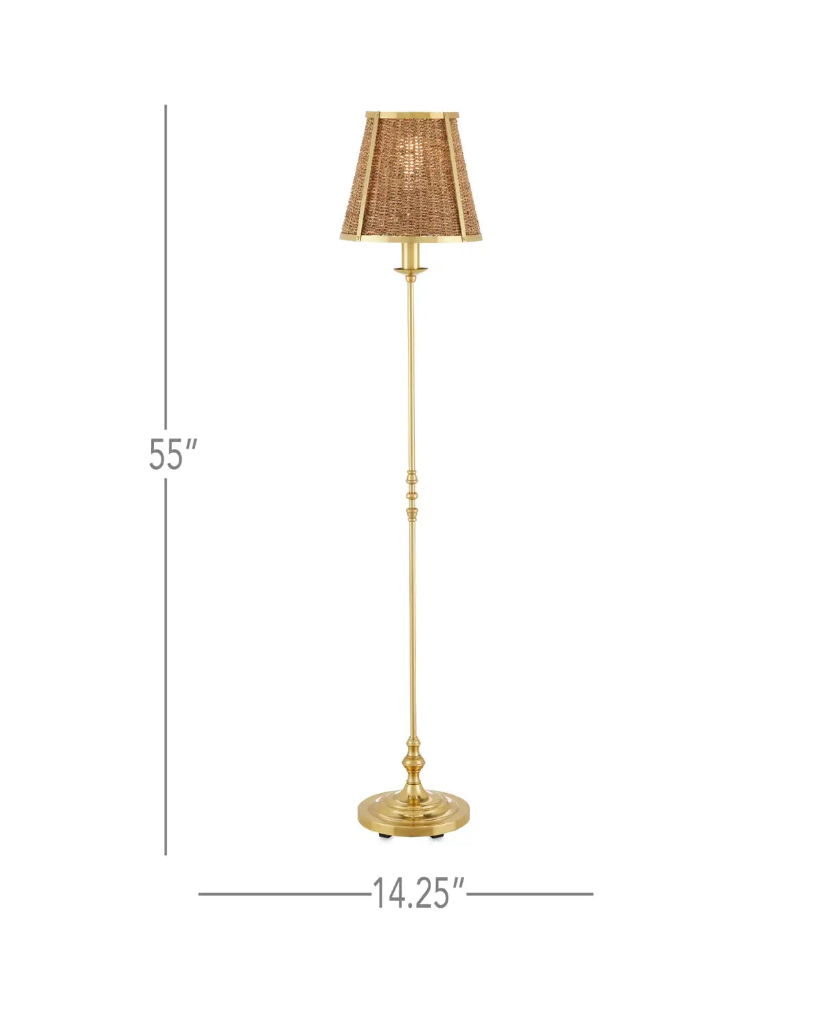 CURREY & COMPANY, DEAUVILLE FLOOR LAMP, FLOOR LAMP