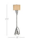 CURREY & COMPANY, MANGROVE FLOOR LAMP, FLOOR LAMP