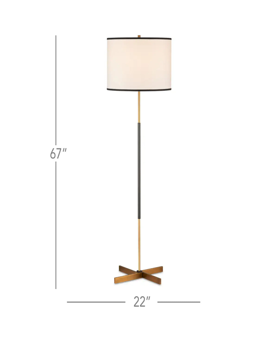 CURREY & COMPANY, WILLOUGHBY FLOOR LAMP, FLOOR LAMP