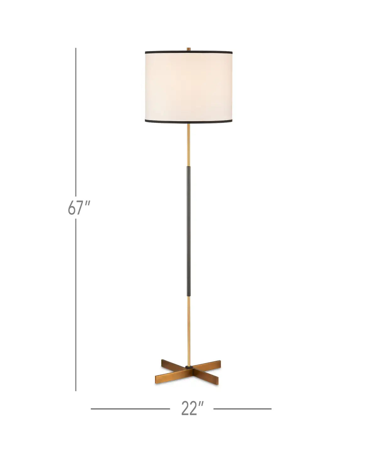 CURREY & COMPANY, WILLOUGHBY FLOOR LAMP, FLOOR LAMP