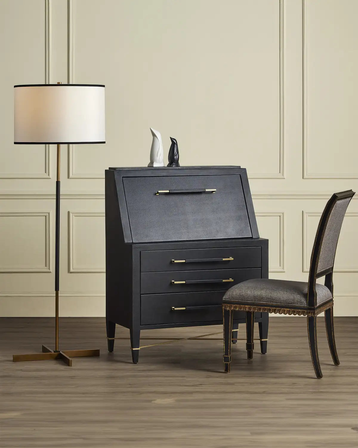 CURREY & COMPANY, WILLOUGHBY FLOOR LAMP, FLOOR LAMP