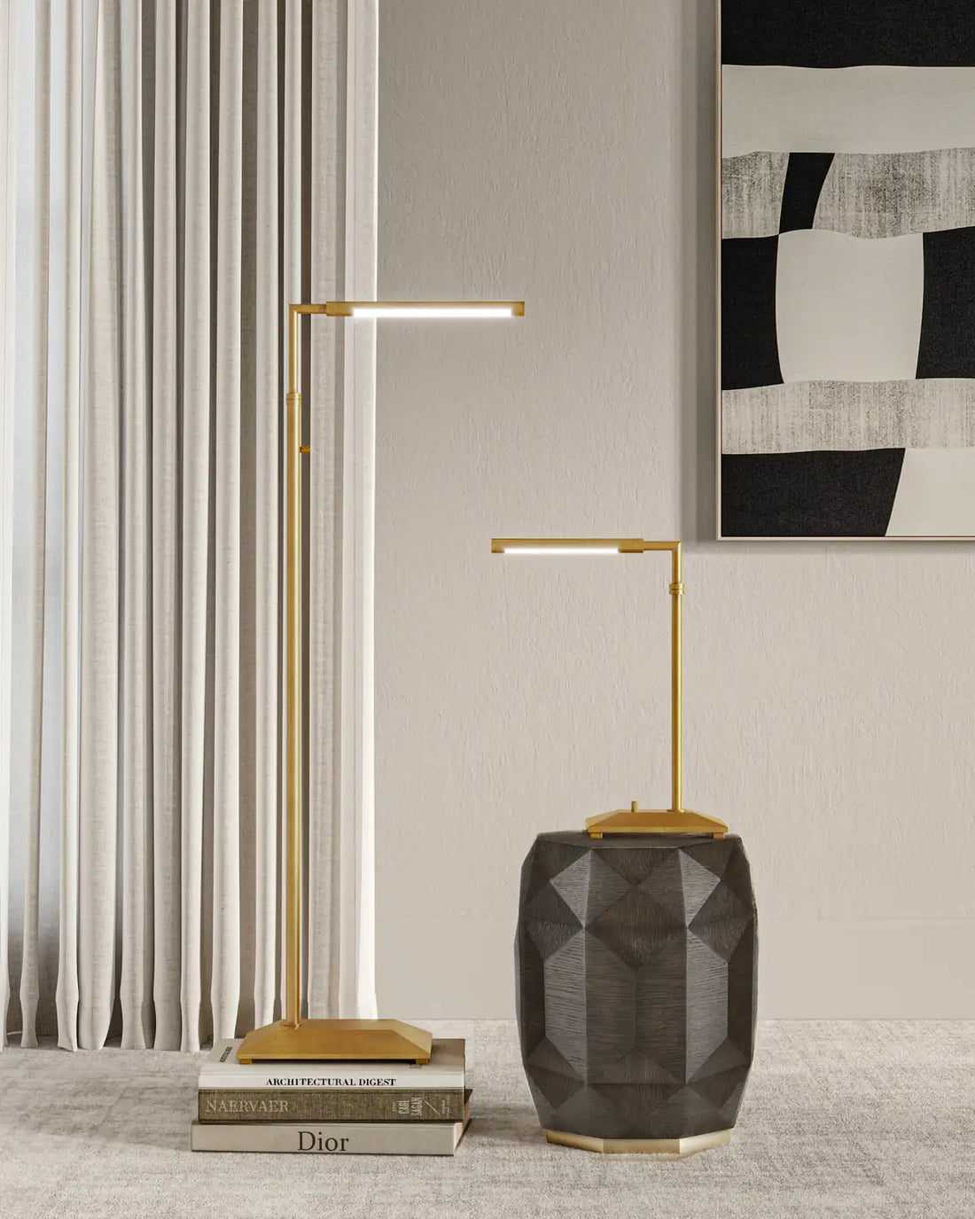 CURREY & COMPANY, AUTRAND FLOOR LAMP, FLOOR LAMP