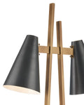 CURREY & COMPANY, DUET FLOOR LAMP, FLOOR LAMP
