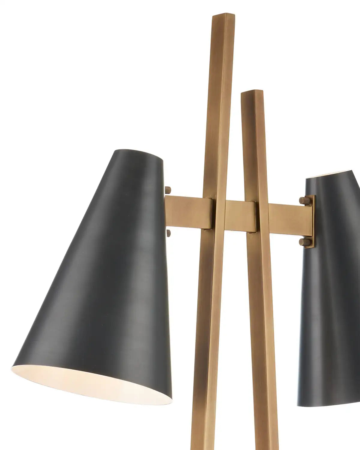 CURREY & COMPANY, DUET FLOOR LAMP, FLOOR LAMP