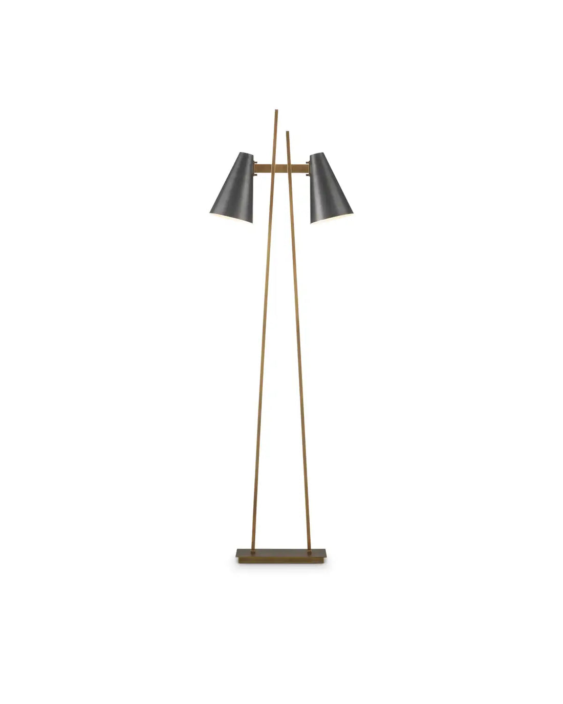 CURREY & COMPANY, DUET FLOOR LAMP, FLOOR LAMP
