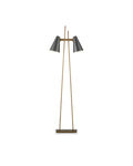 CURREY & COMPANY, DUET FLOOR LAMP, FLOOR LAMP