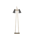 CURREY & COMPANY, DUET FLOOR LAMP, FLOOR LAMP