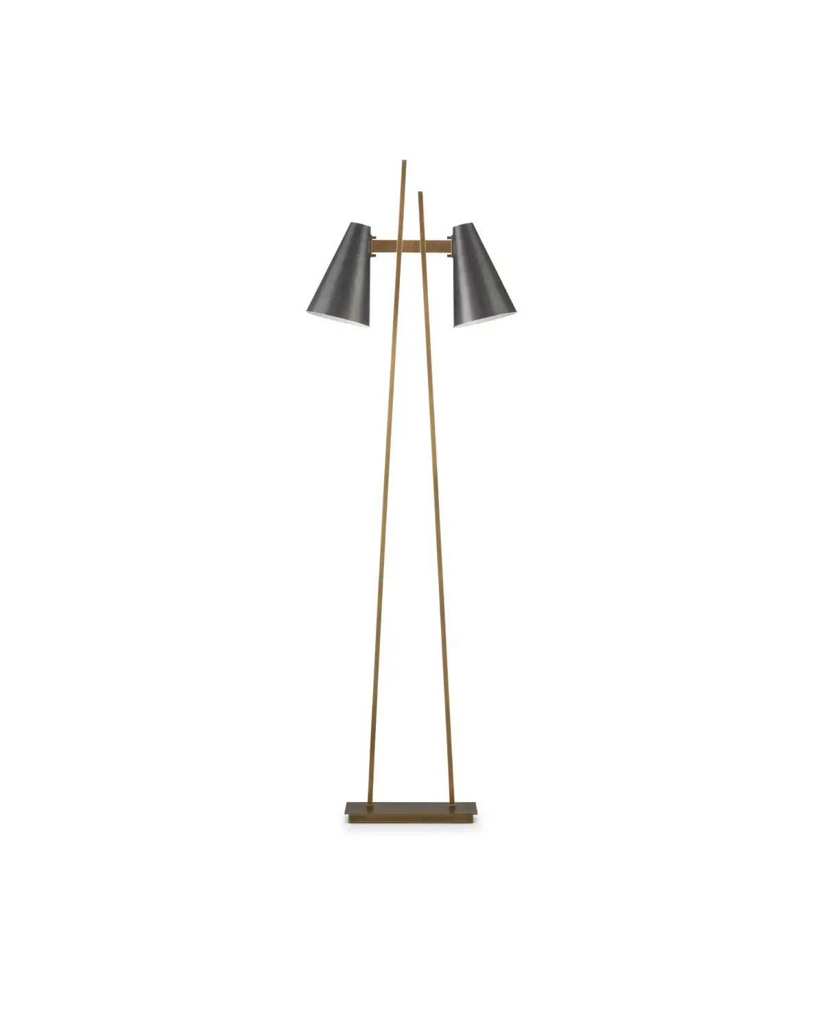 CURREY & COMPANY, DUET FLOOR LAMP, FLOOR LAMP