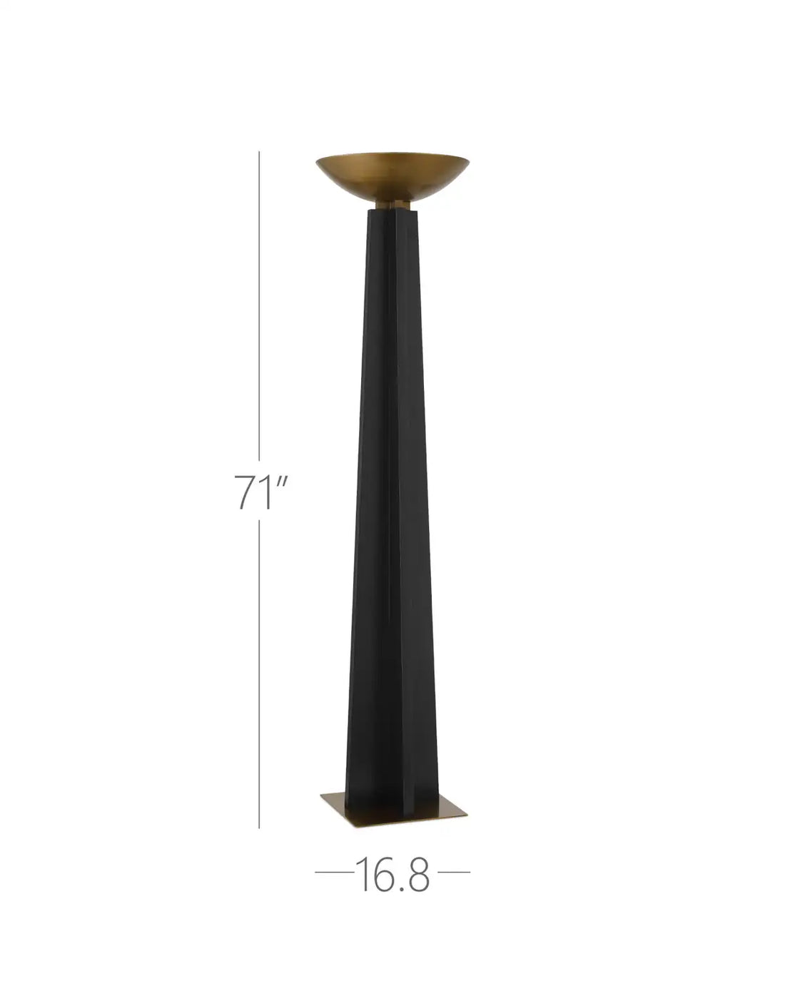 CURREY & COMPANY, CALYX TORCHIERE FLOOR LAMP, FLOOR LAMP
