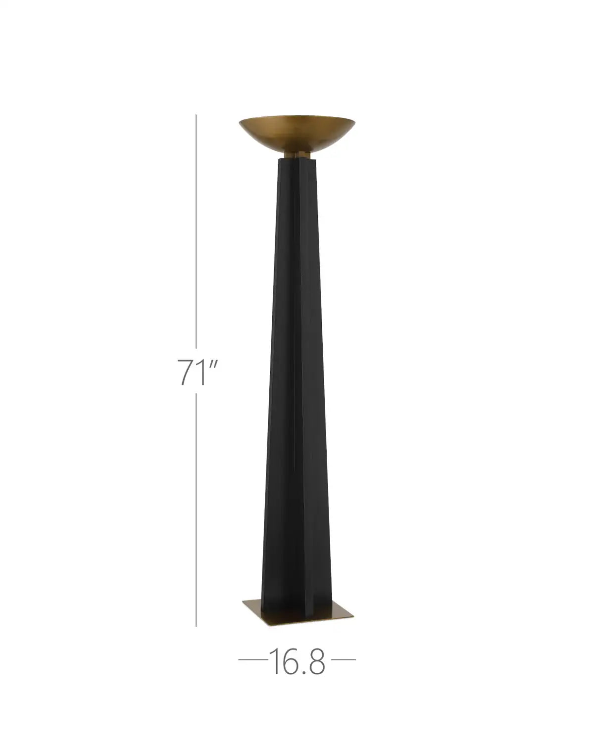 CURREY & COMPANY, CALYX TORCHIERE FLOOR LAMP, FLOOR LAMP