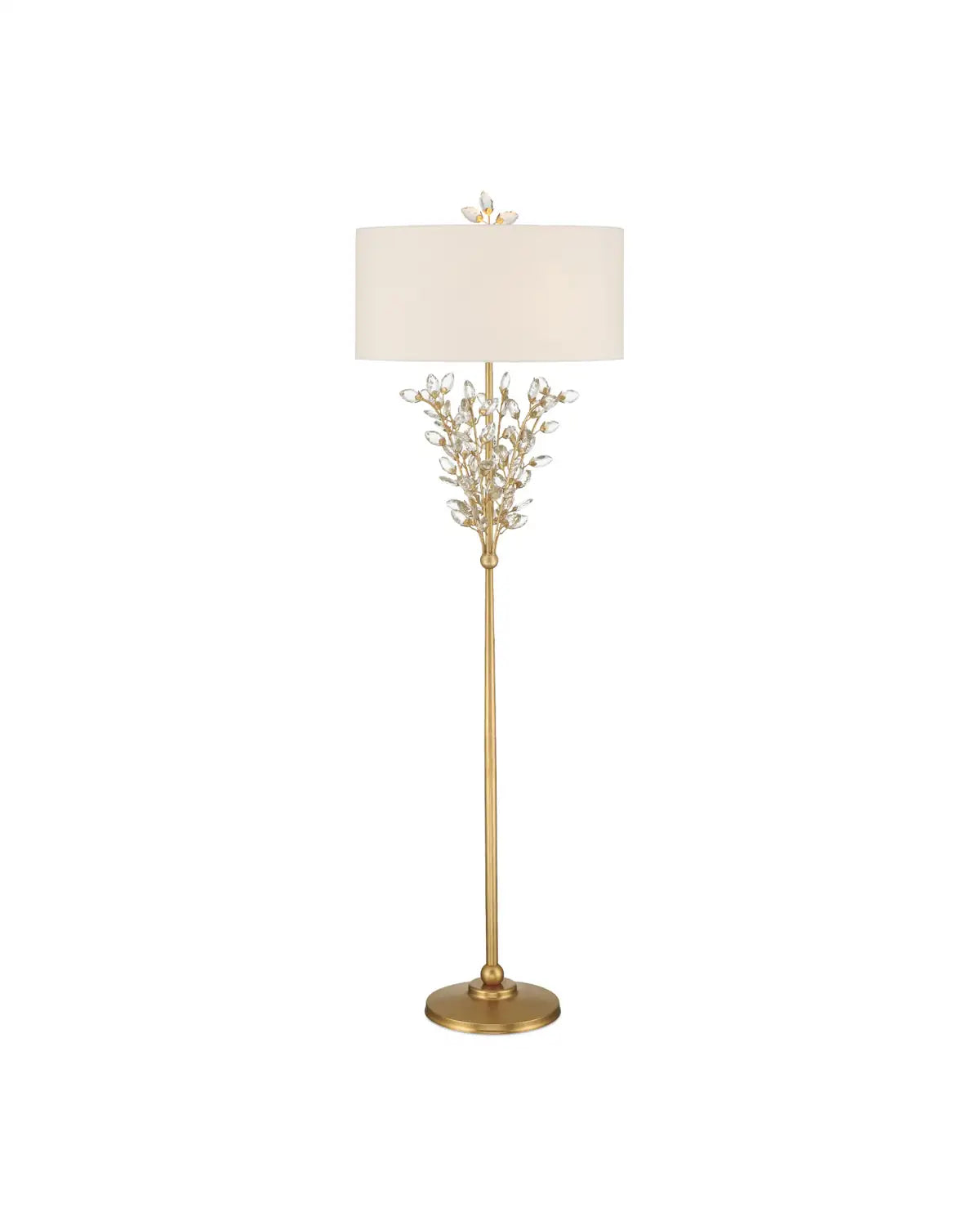 CURREY & COMPANY, FORGET-ME-NOT FLOOR LAMP, FLOOR LAMP