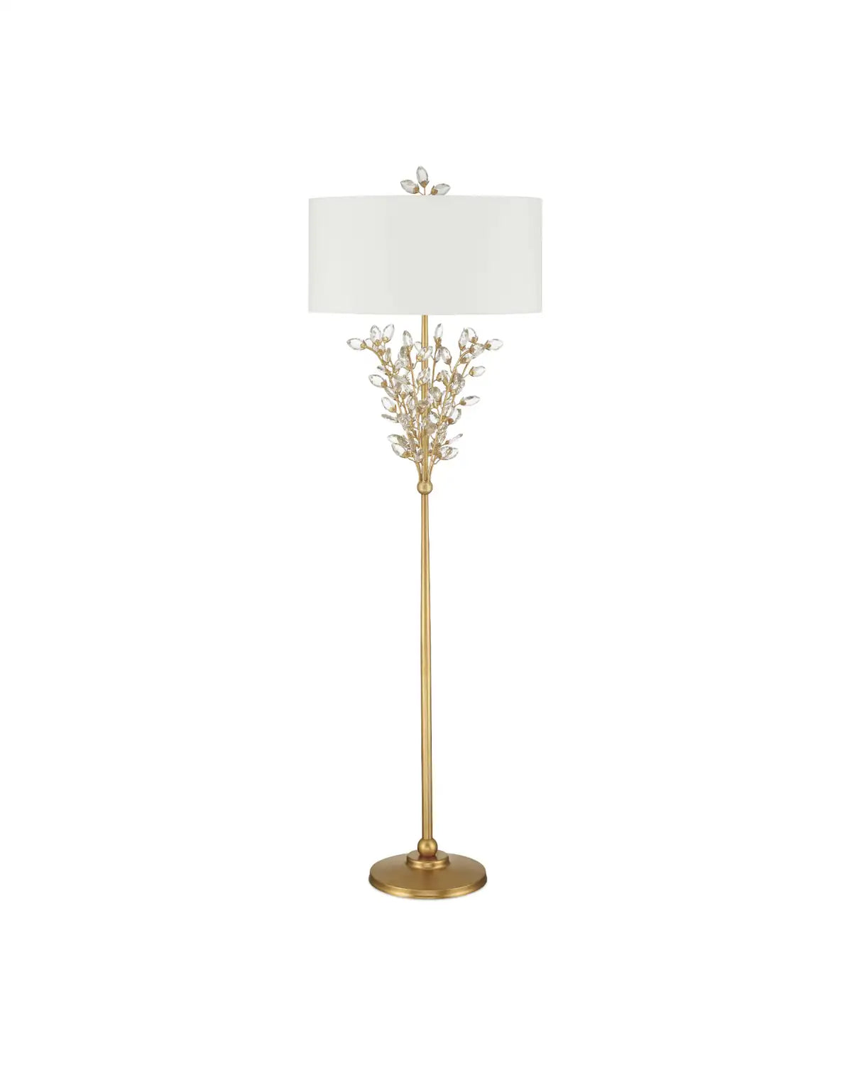 CURREY & COMPANY, FORGET-ME-NOT FLOOR LAMP, FLOOR LAMP