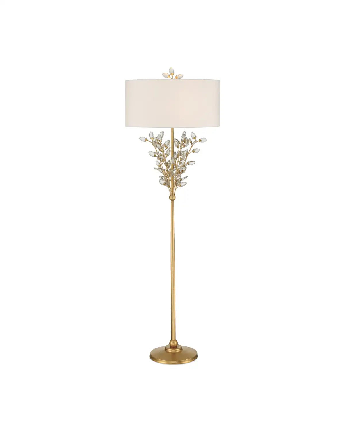 CURREY & COMPANY, FORGET-ME-NOT FLOOR LAMP, FLOOR LAMP