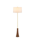 CURREY & COMPANY, LATHE FLOOR LAMP, FLOOR LAMP
