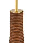 CURREY & COMPANY, LATHE FLOOR LAMP, FLOOR LAMP