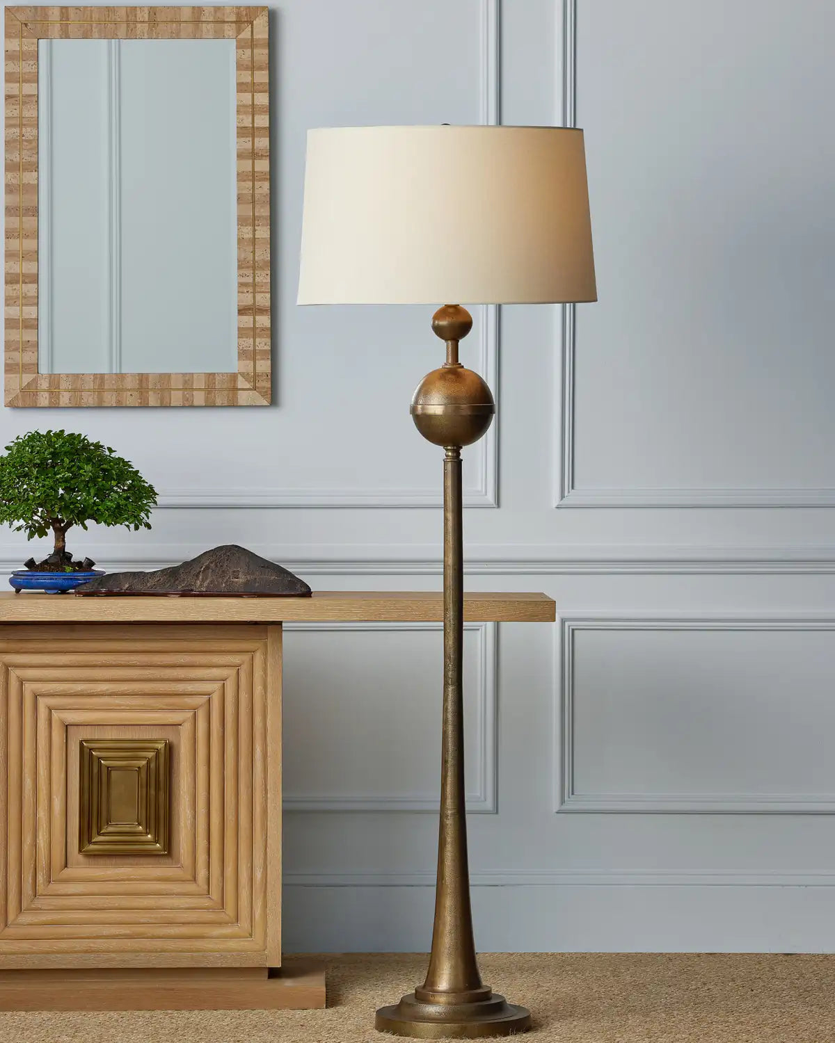 CURREY & COMPANY, BOULLEE FLOOR LAMP, FLOOR LAMP