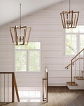 CURREY & COMPANY BASTIAN CHESTNUT LANTERN
