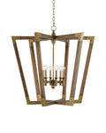 CURREY & COMPANY BASTIAN CHESTNUT LANTERN