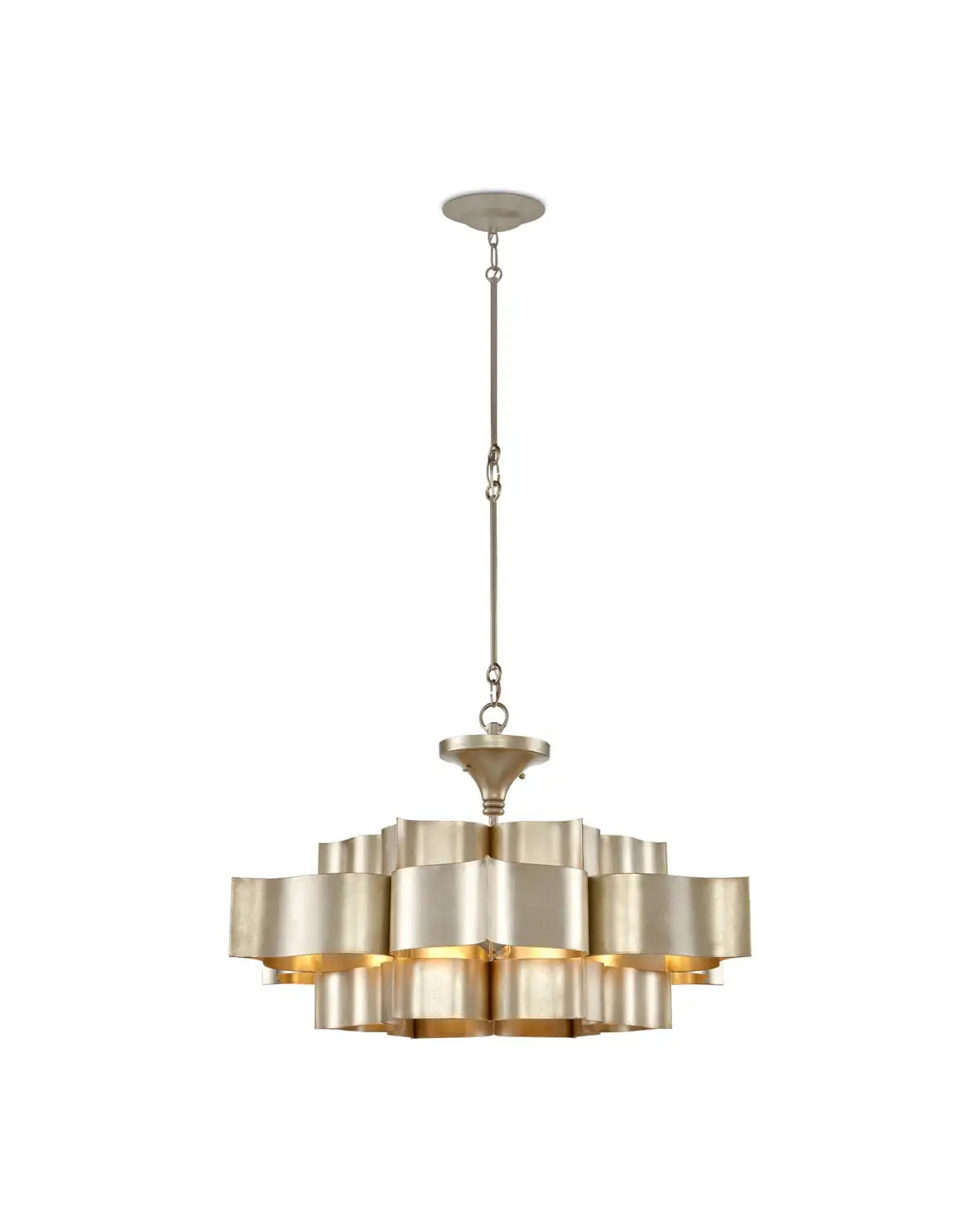 CURREY & COMPANY, GRAND LOTUS CHANDELIER, CHANDELIER LIGHT