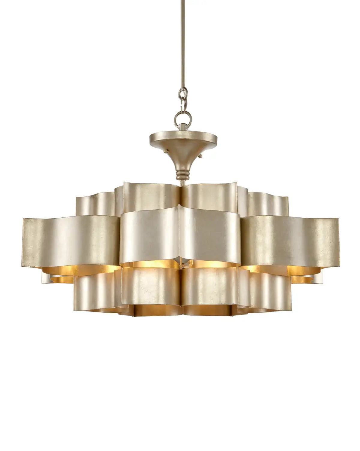 CURREY & COMPANY, GRAND LOTUS CHANDELIER, CHANDELIER LIGHT