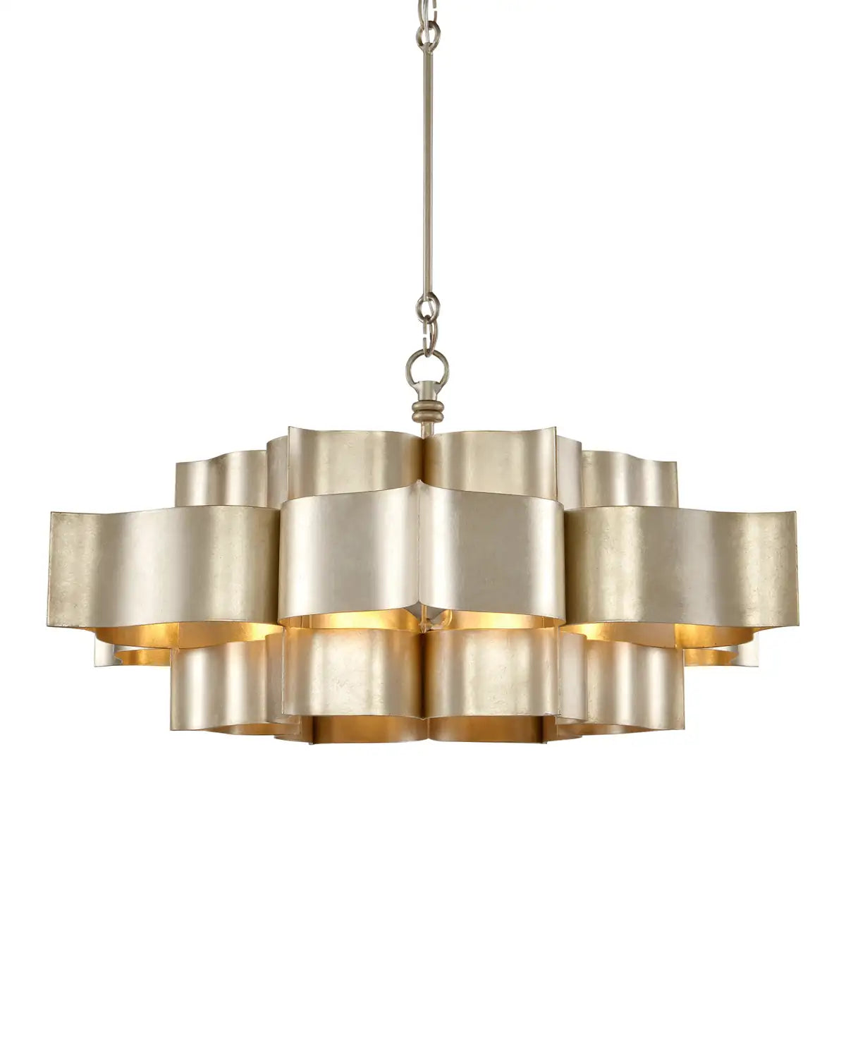 CURREY & COMPANY, GRAND LOTUS CHANDELIER, CHANDELIER LIGHT