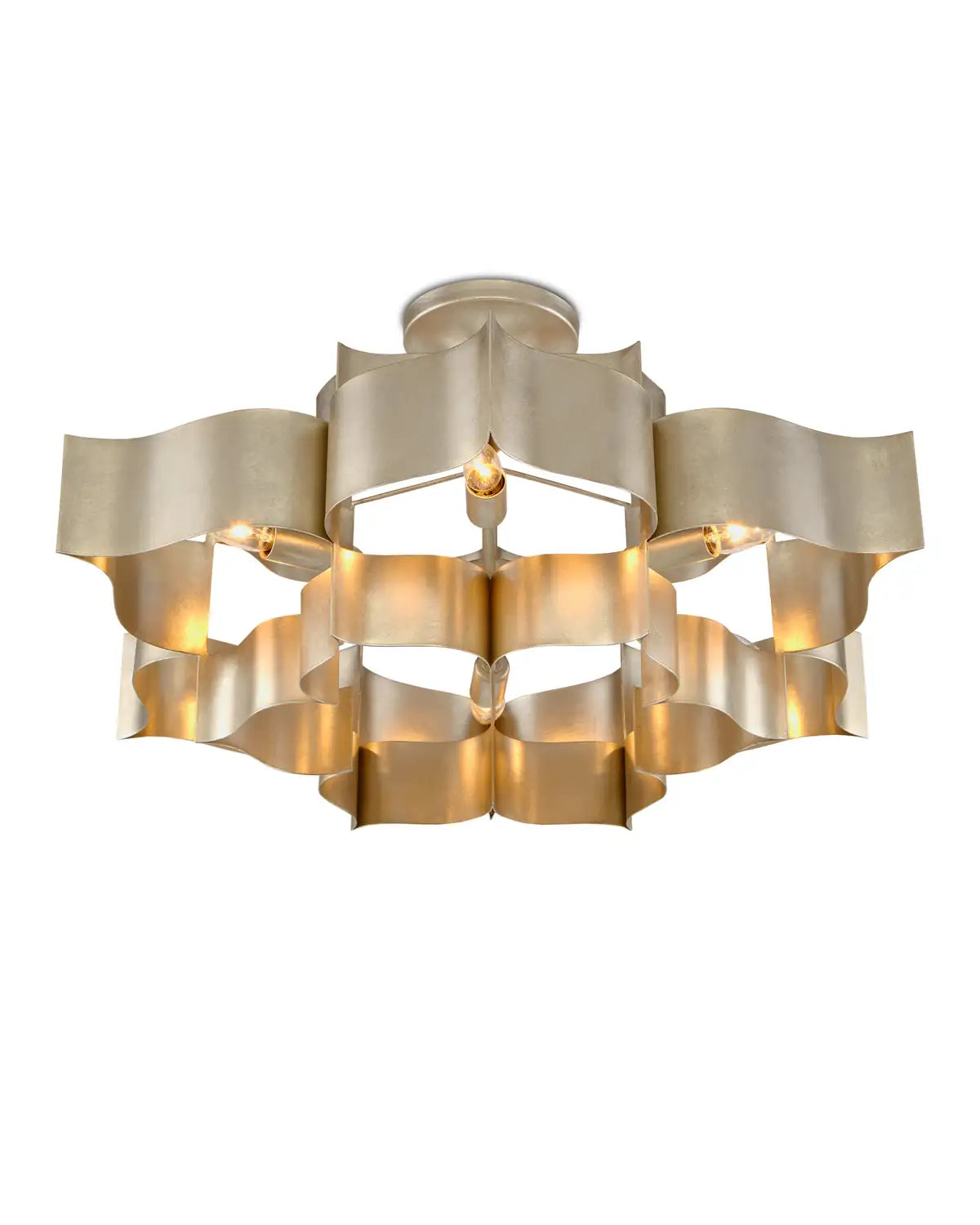 CURREY & COMPANY, GRAND LOTUS CHANDELIER, CHANDELIER LIGHT