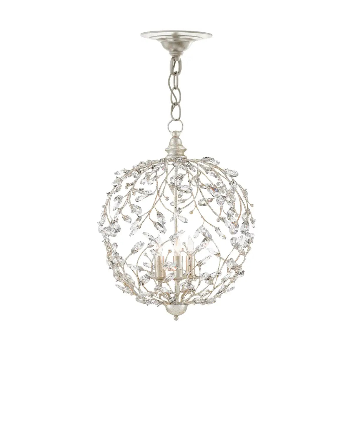 CURREY & COMPANY, CRYSTAL BUD ORB CHANDELIER, CHANDELIER LIGHT