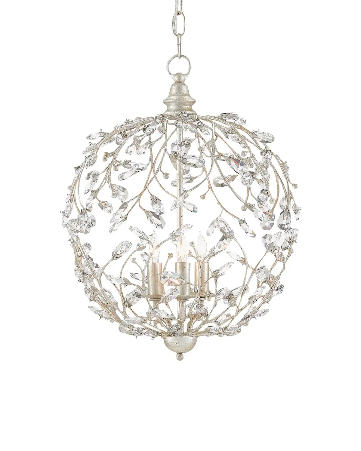 CURREY & COMPANY, CRYSTAL BUD ORB CHANDELIER, CHANDELIER LIGHT