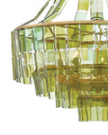 CURREY & COMPANY, VINTNER GREEN CHANDELIER, CHANDELIER LIGHT