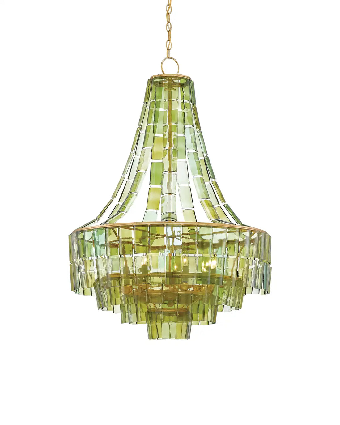 CURREY & COMPANY, VINTNER GREEN CHANDELIER, CHANDELIER LIGHT