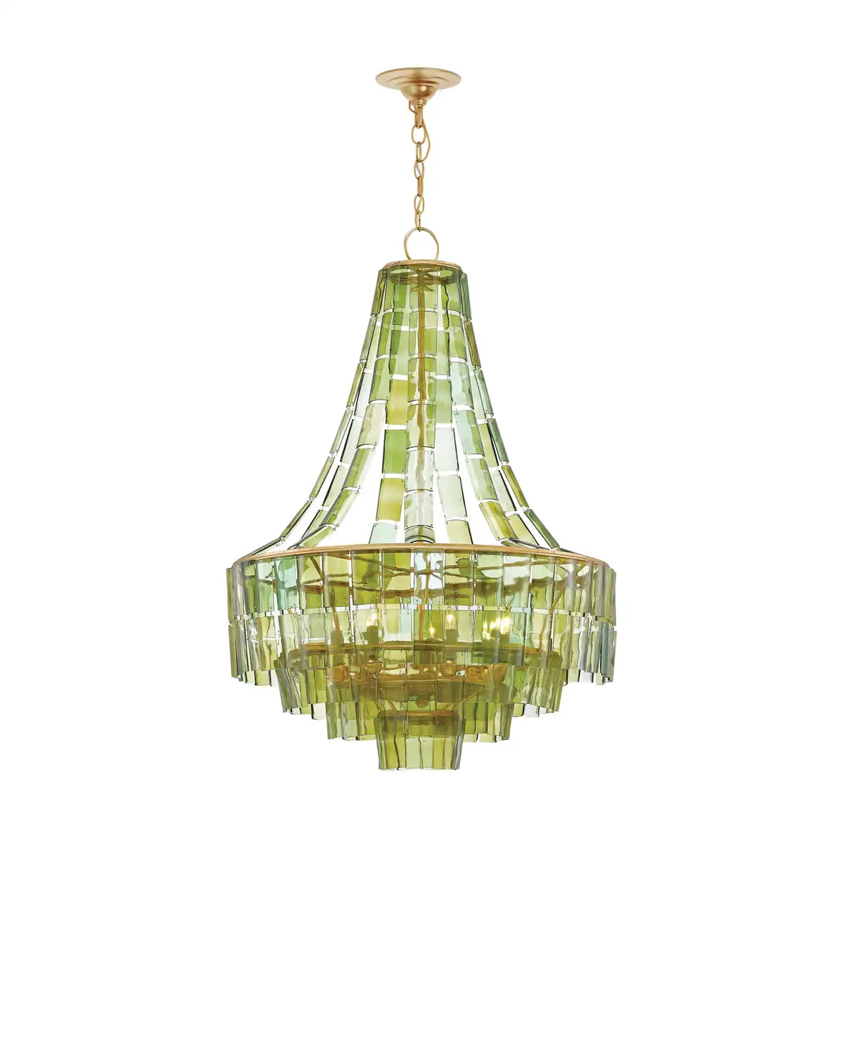 CURREY & COMPANY, VINTNER GREEN CHANDELIER, CHANDELIER LIGHT