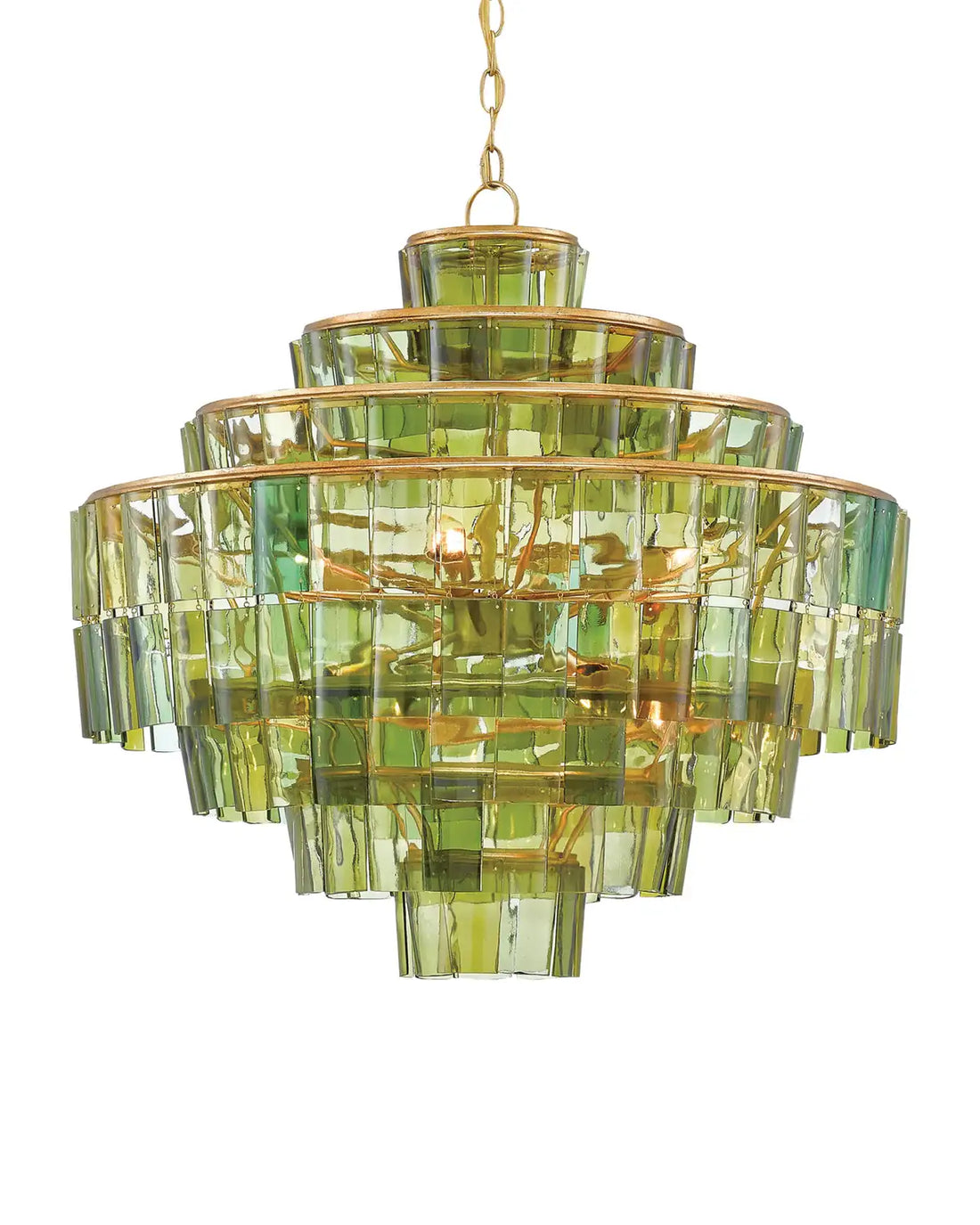 CURREY & COMPANY, SOMMELIER GREEN CHANDELIER, CHANDELIER LIGHT