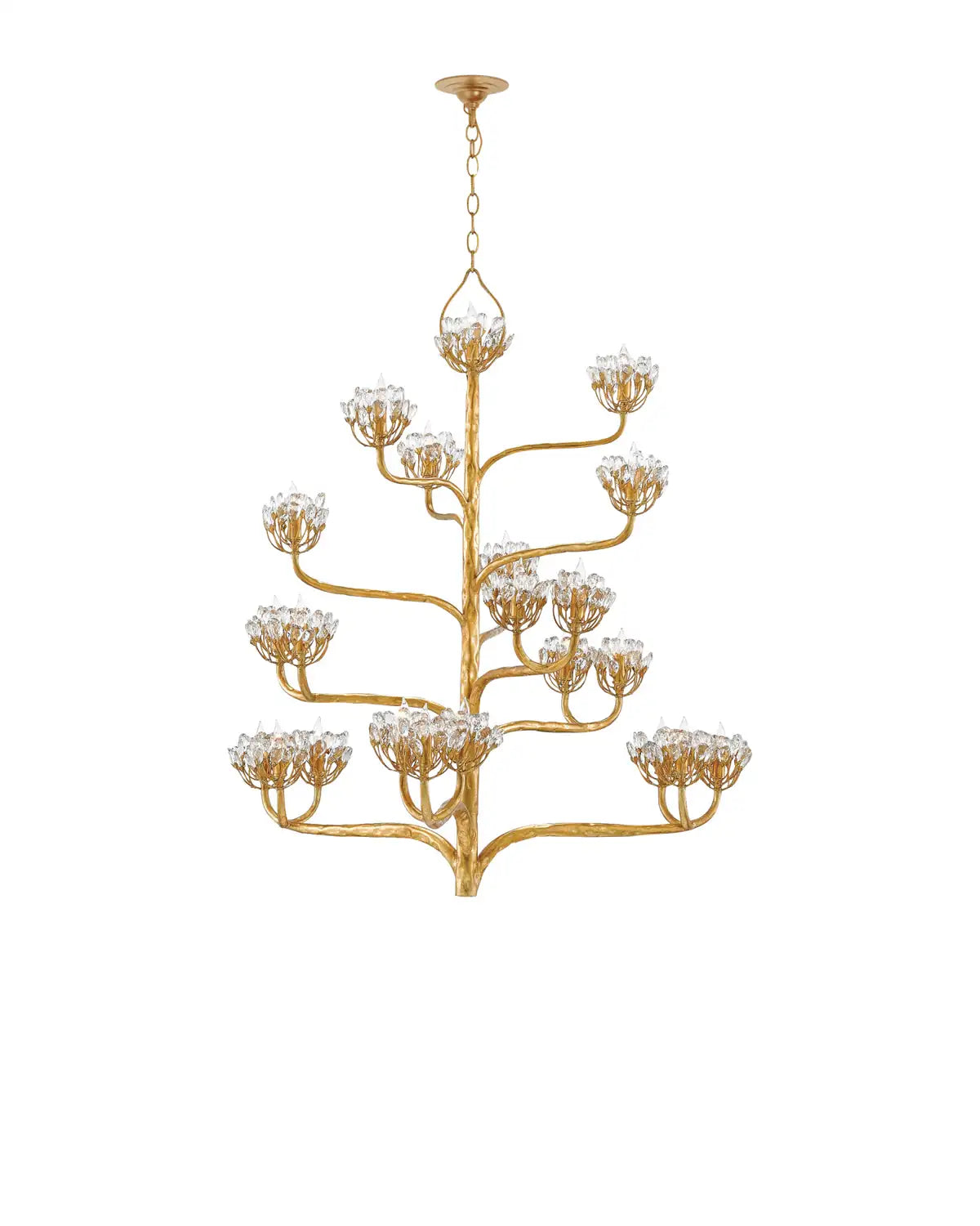 CURREY & COMPANY, AGAVE AMERICANA CHANDELIER, CHANDELIER LIGHT