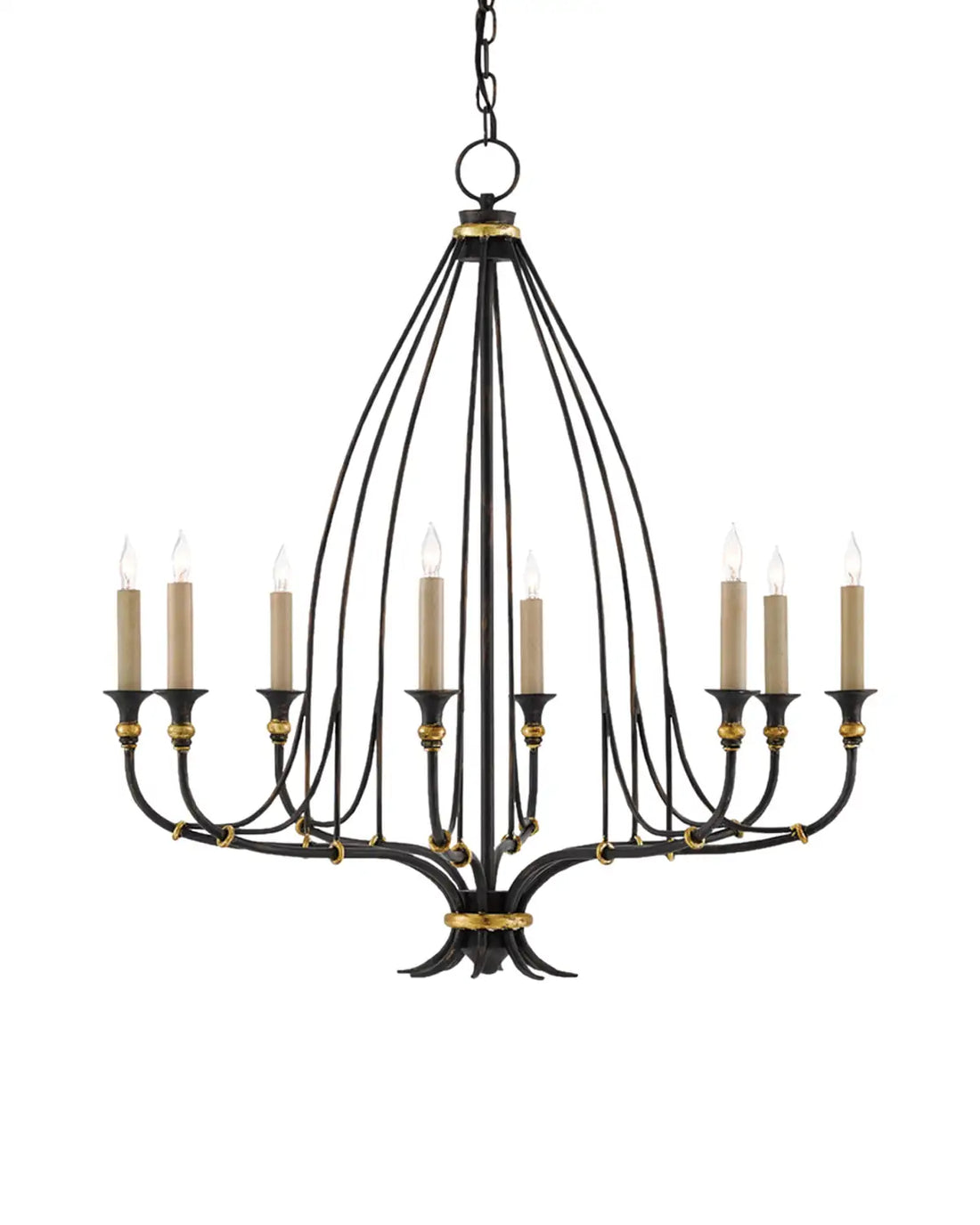 CURREY & COMPANY, FOLGATE CHANDELIER, CHANDELIER LIGHT