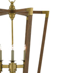 CURREY & COMPANY BASTIAN CHESTNUT LANTERN