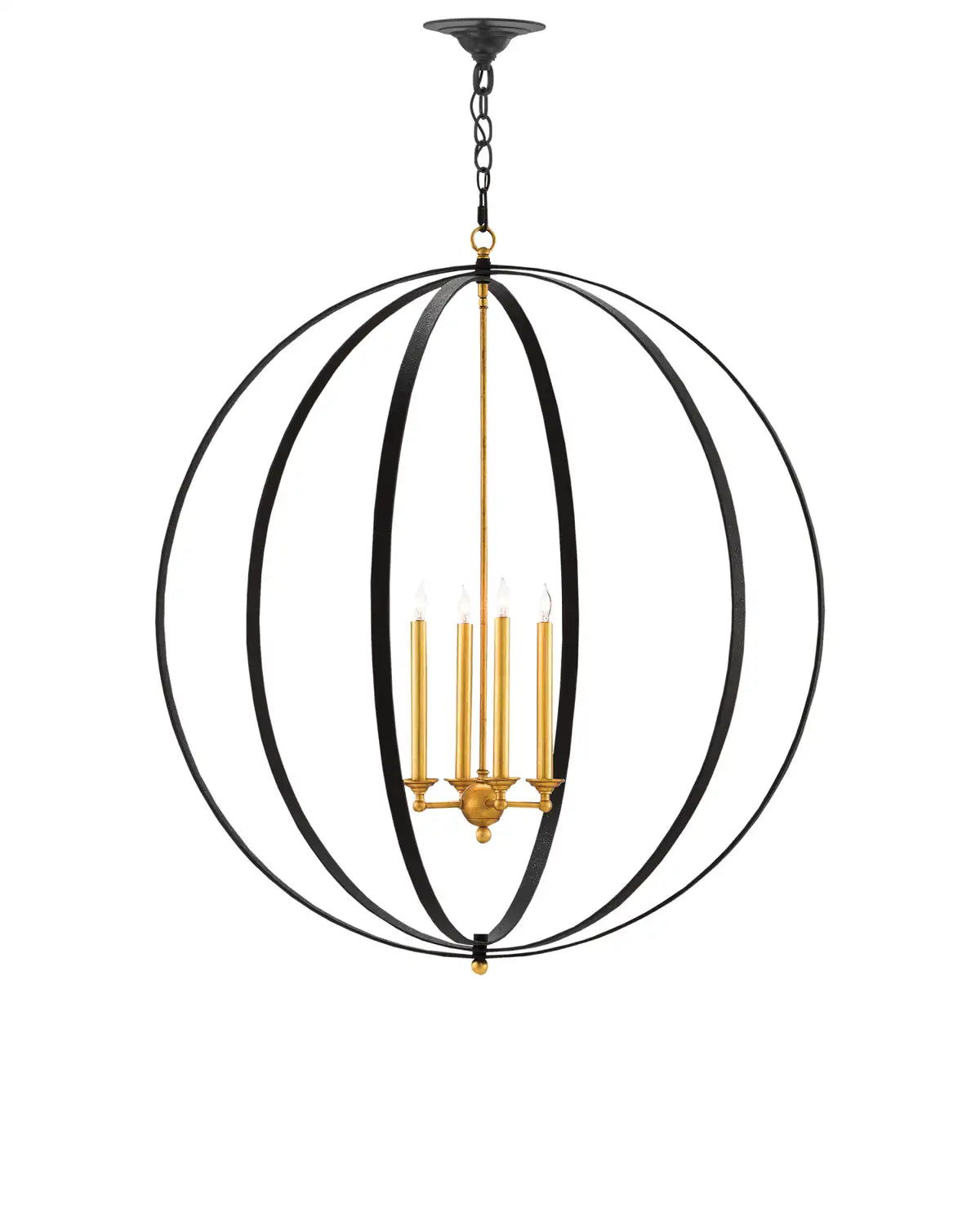 CURREY & COMPANY, OGDEN ORB CHANDELIER, CHANDELIER LIGHT