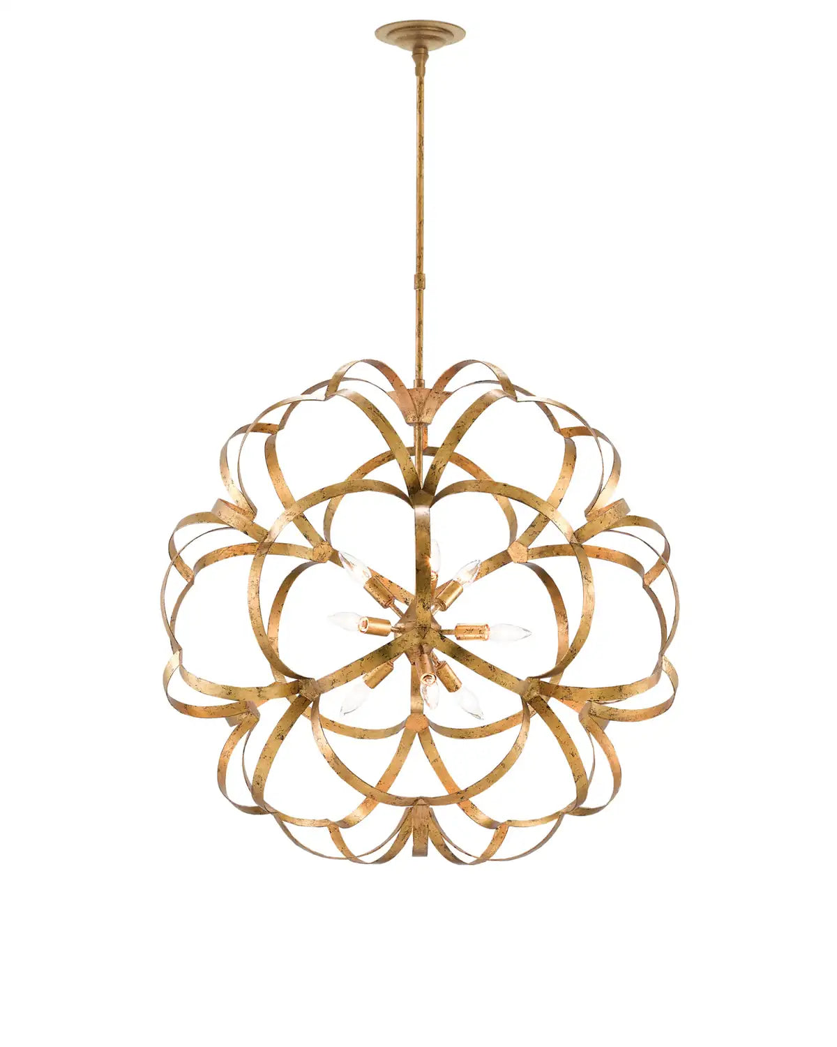 CURREY & COMPANY, SAPPHO ORB CHANDELIER, CHANDELIER LIGHT