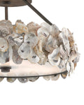 CURREY & COMPANY, OYSTER SHELL SEMI-FLUSH MOUNT, SEMI FLUSH MOUNT LIGHT
