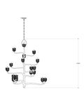 CURREY & COMPANY, AGAVE AMERICANA CHANDELIER, CHANDELIER LIGHT