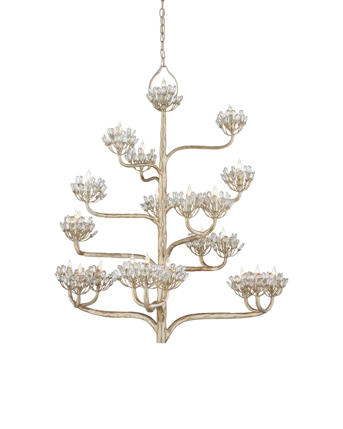 CURREY & COMPANY, AGAVE AMERICANA CHANDELIER, CHANDELIER LIGHT